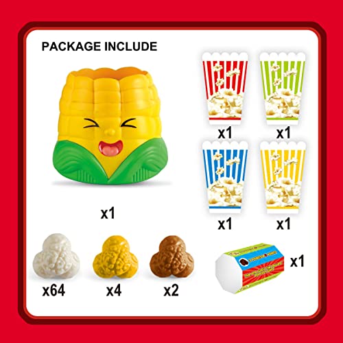 Popcorn Board Game para niños 2-4, juego de mesa miniatura 5