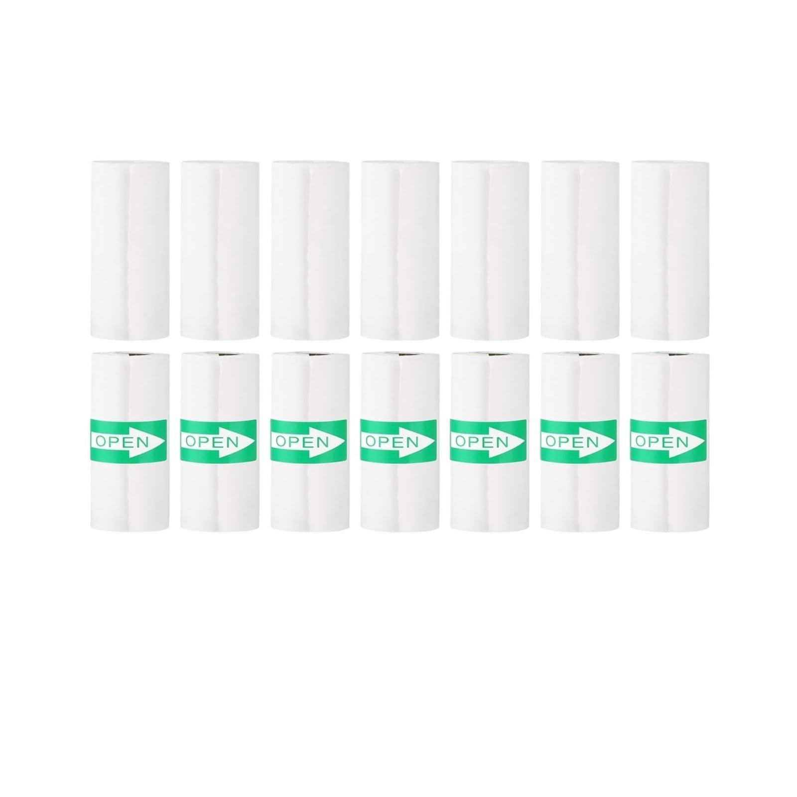 Rolki papieru termicznego, Rolka termiczna do etykiet i naklejek mini drukarek(9Rolls Mix)