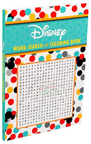 Disney Word Search And Coloring Book (Coloring Book & Word Search) #TOP1