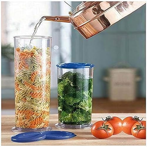 Pasta Maker Tube Container – Schnelle Spaghetti-Koch- und Lebensmittelaufbewahrungslösung, perfekt für mühelose Zubereitung von Mahlzeiten und leckere Nudelgerichte