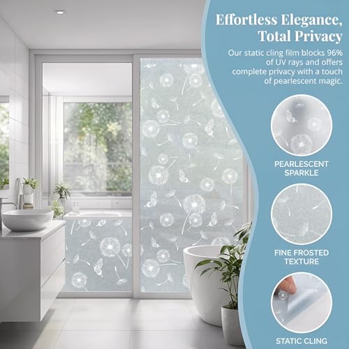 Vinilo decorativo con diseño Dandelion Butterfly 44.45x200 cm miniatura 2