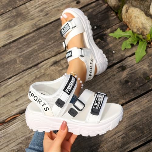 Women's Fashion Thick Sole Sports Sandals, Fashion Heightening Sandals, Beach Shoes4