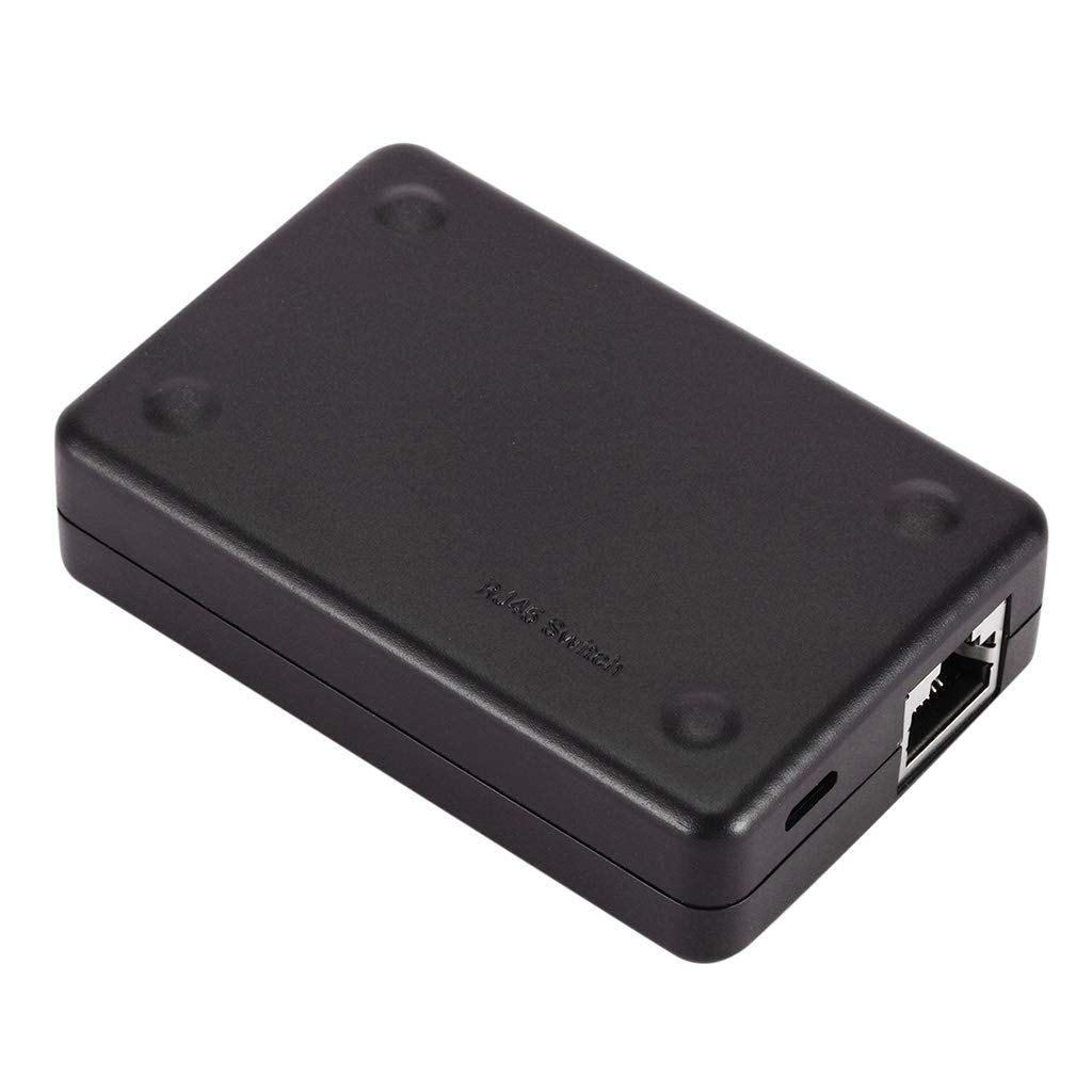 10 set di 2 porte Lan Hub interruttore di rete Ethernet adattatore splitter per computer