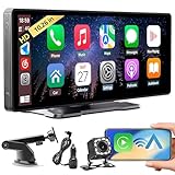 Autoestereos para Carro 10.26', Estéreo Inalámbrico para Coche, Pantalla para Auto, Compatible con CarPlay y Android...