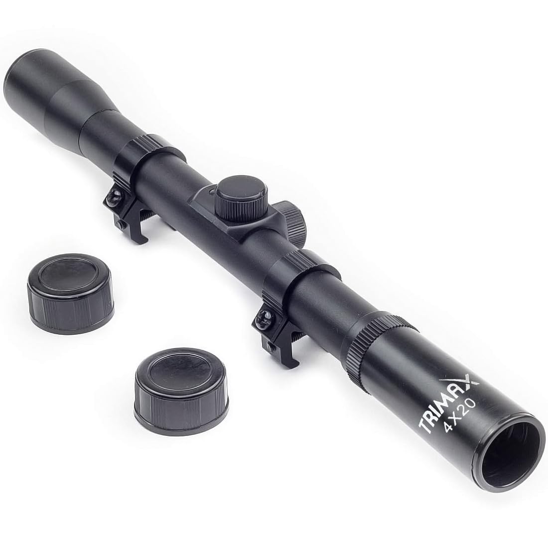 Mira telescópica TRIMAX 4X20 para rifles y escopetas de aire comprimido con montura 11mm