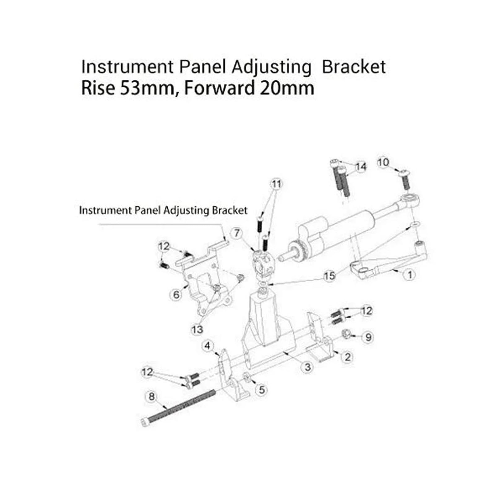 Kit Di Montaggio Per Ammortizzatore Sterzo Stabilizzato Per YAM&AHA MT07 MT-07 FZ-07 2013-2019 2014 2015 2016(D)