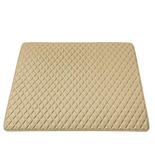 Fh Group Deluxe Faux Leather Diamond Pattern Cargo Liner 32" Inches - Universal Fir For Cars, Trucks, & Suvs (Beige) F16501 #TOP1
