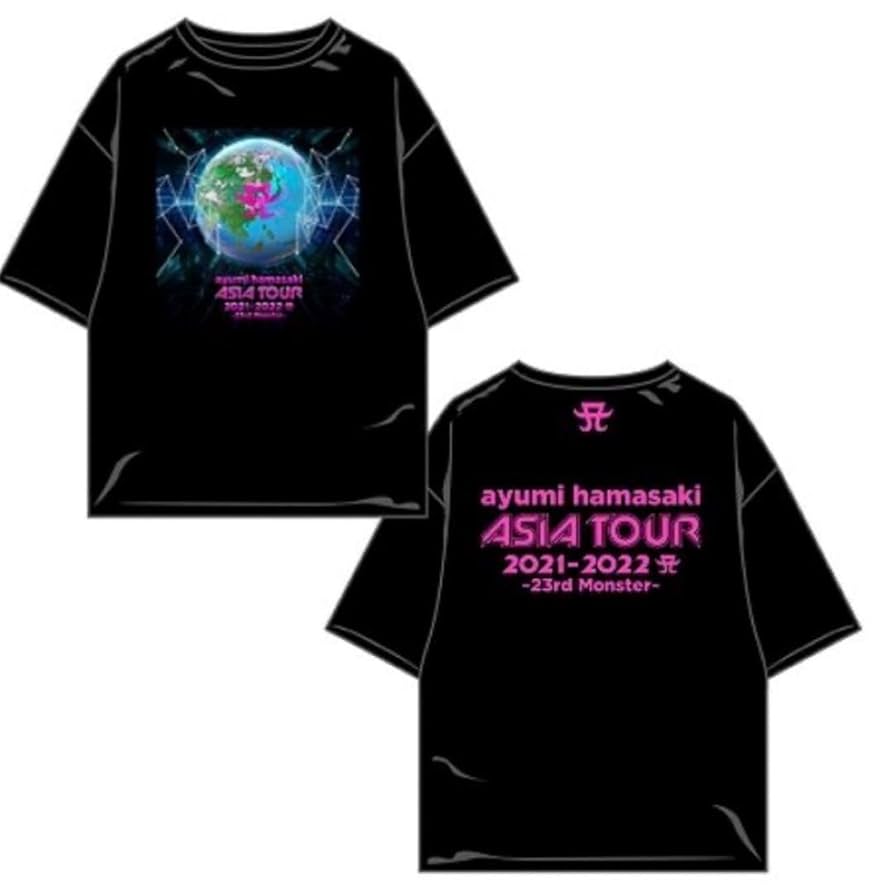 浜崎あゆみ 新品 未使用 未開封 Tシャツ 黒 Lサイズ ASIATOUR 人気 浜崎あゆみ ライブTシャツ 2016ツアーTシャツ 2枚セット - メルカリ
