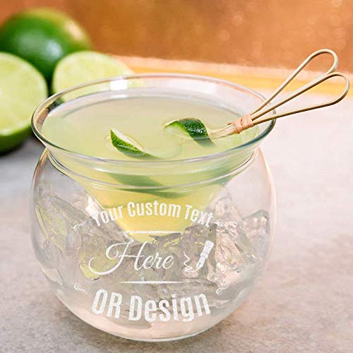 Personalized Libbey Martini Chiller Set
