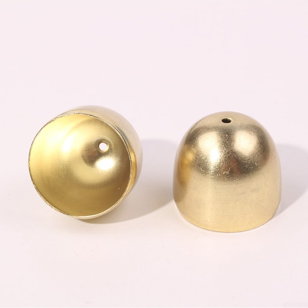 Campanella In Ottone Vintage - 6,5x4cm | Per Decorazione, Fai Da Te, Campanelli | Suono Chiaro - Foto 9