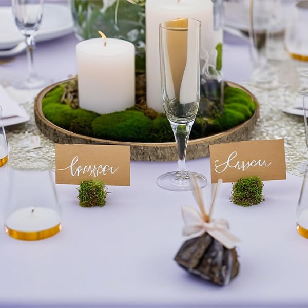 10 Tranches De Bois Naturelles - Décoration Mariage Champêtre - Fait Main - France - Taille Moyenne