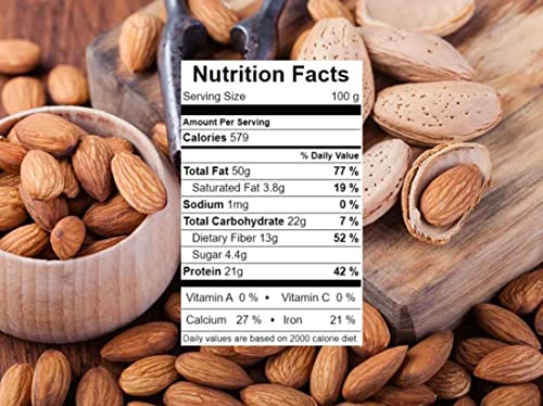 Image of Nature Prime 100% Natural and Premium California Almond | Quality Badam Giri | - Almonds - Rich in Protein and Increase Stamina | Real Nuts | Whole Natural Badam Dry Fruits (500gm)