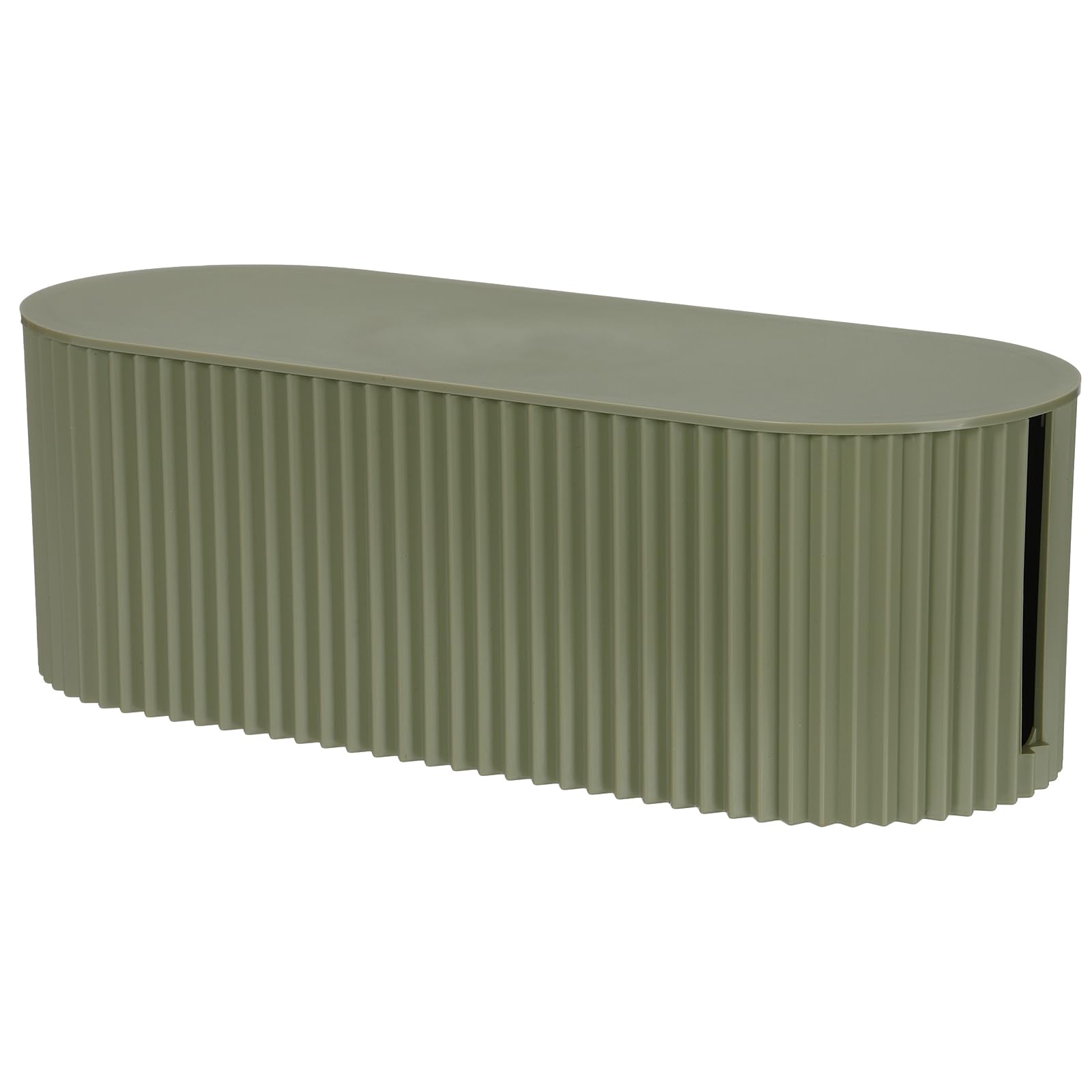 Boîte de rangement pour câbles décorative gris vert - 7