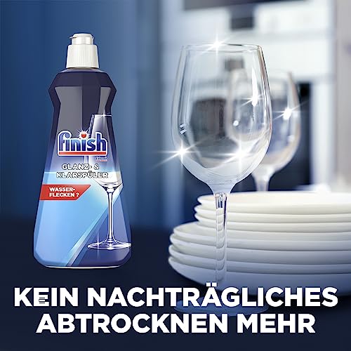 Finish Glanz- und Klarspüler – Für strahlendes und trockeneres Geschirr ohne Wasserflecken – Megapack mit 6 x 400 ml 5