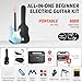 Donner DST-100T 39 Inch Electric Guitar Beginner Kit Solid Body Full Size Lake Blue HSS Pick Up for Starter, with Amplifier, Bag, Digital Tuner, Capo, Strap, String,Cable, Picks