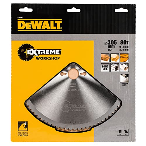 Kreissägeblatt für Aluminium DeWalt DT4283-QZ 305 mm 80 Zähne