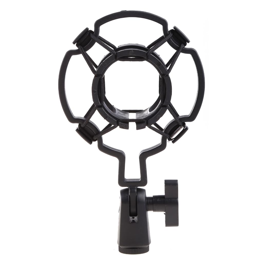 Elnwnnkc Microphone Mic Shock Mount Holder Clip Stand for Studio Shockmount Microphone Clip