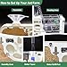 Ant Farm Castle - Ant Farms for Kids with Yellow Sand Complete Tool Kit, Live Ants Habitat Science Kit - Great Gift for Boys, Girls and Student