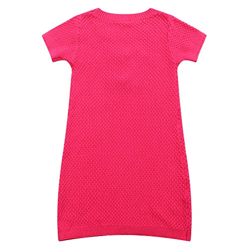 Richie House Little Girls' Spring Long Sweater Pull with Bows RH10622