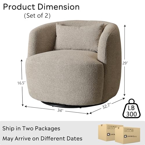 mainstays bouclé swivel chair reviews