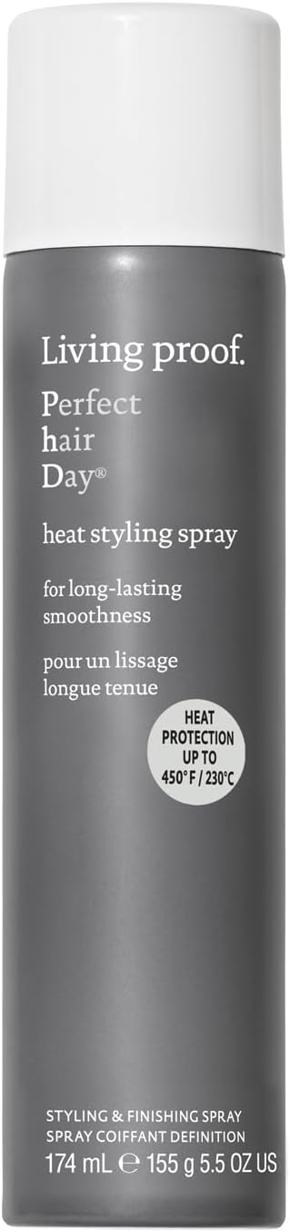 Perfect Hair Day Heat Styling Spray – Smoothness for 48 Hours, Heat Protection up to 450°F, Ultra-Fine Mist for Damp or Dry Hair