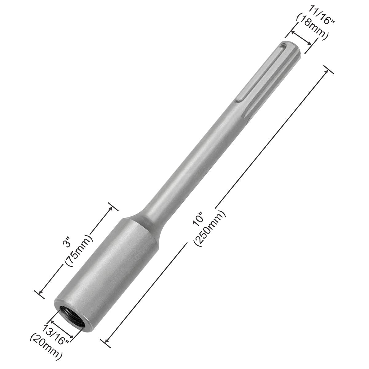 SDS-Max 18mm Diameter Shank Ground Rod Driver for Togo Ubuy