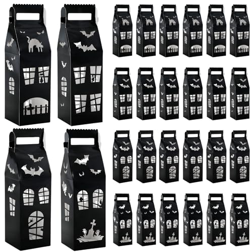 CHUNNIN 24Pcs Halloween Haunted House Gift Boxes for Halloween Party