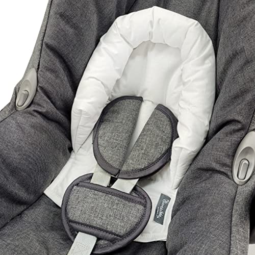 BAMBINIWELT Kopfpolster Kopfkissen für Babyschale kompatibel mit Maxi Cosi...