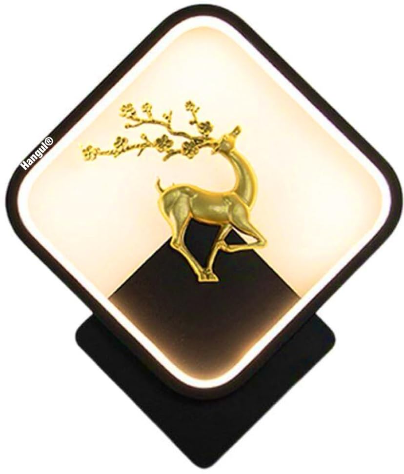 BASLASH Golden Dear Home Decore Led Fancy Wall Light,Night Lamp,Decorative Lamp,Living Room,Color(Warm White+Natural White+Cold White)_a (B0D7HK4F7T) Amazon Price History, Amazon Price Tracker