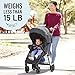 Graco NimbleLite Travel System | Includes Lightweight Stroller and SnugRide 35 Lite Infant Car Seat, Parent Storage, Compact Fold | Lightweight Stroller Under 15 Pounds, Belgrade