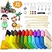 Produktbild mopalwin Polymer Clay-24 Farben Modellierung Ton Nontoxic Weiches DIY-Backset aus Ton mit Werkzeug und Aufbewahrungsbox Kinder