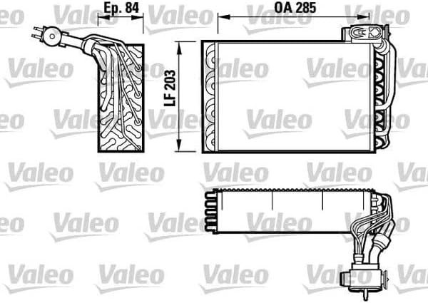 Valeo 814192 - Condensatore, Climatizzatore