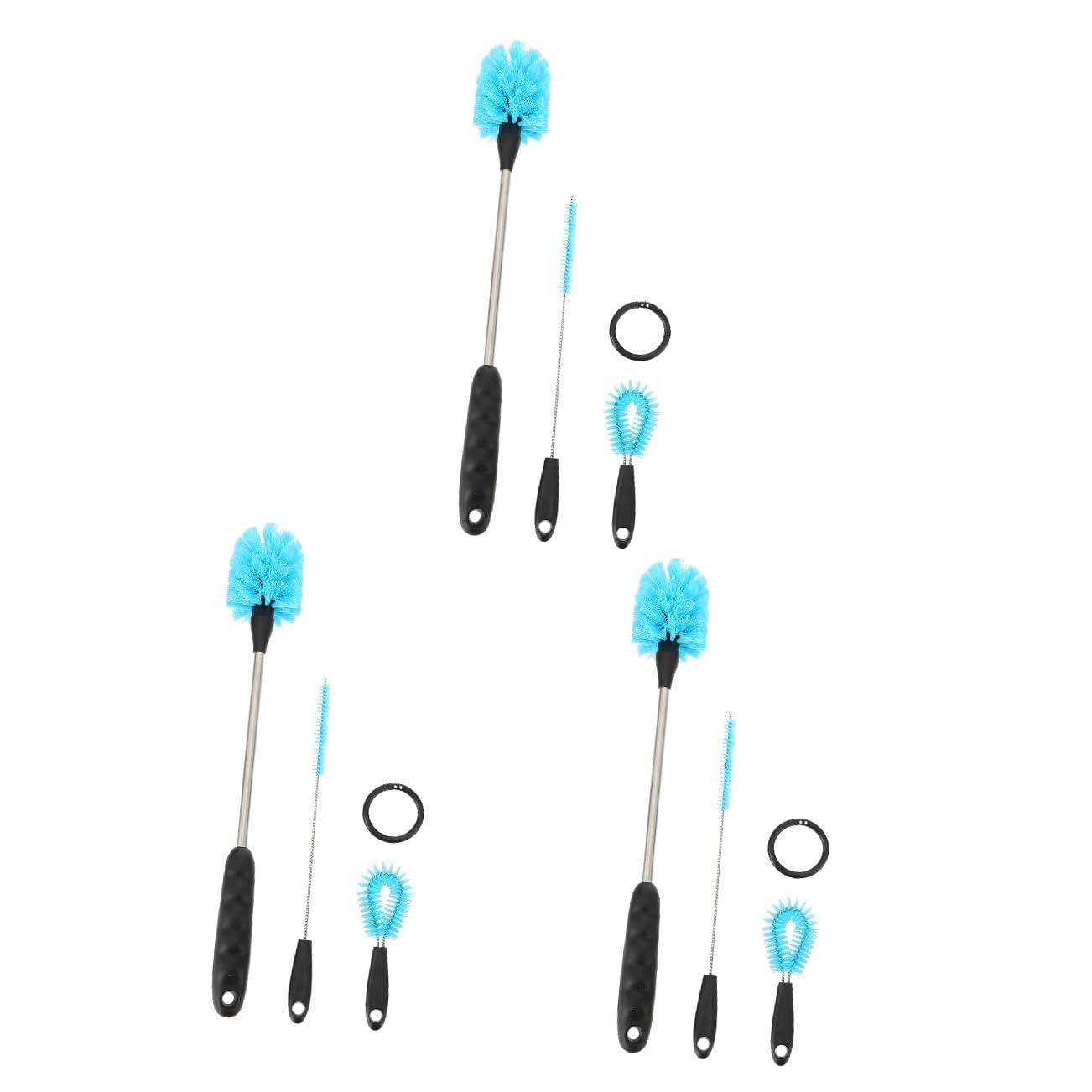FRCOLOR 9stücke Teiliges Reinigungsbürsten Milchflaschen Und Gläser Multifunktionale Reinigungsbürste Mit Ergonomischem Griff Für Vasen Kaffeekannen Und