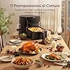COSORI Friggitrice ad Aria 5,5 Litri, Air Fryer, 1700W, 13 Funzioni, 85% Meno Olio, 75℃-205°C, 40 Ricette Italiane, Display Digitale, CP158 Nero, Piastra o Cestello interiore Spedizione Casuale #4
