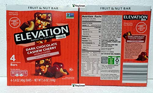 Elevation Fruit and Nut Bar Chocolate 160g 4 Barras miniatura 2