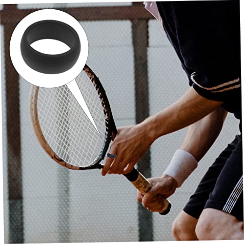 Anillas deportivas de silicona para hombre 4 piezas miniatura 6