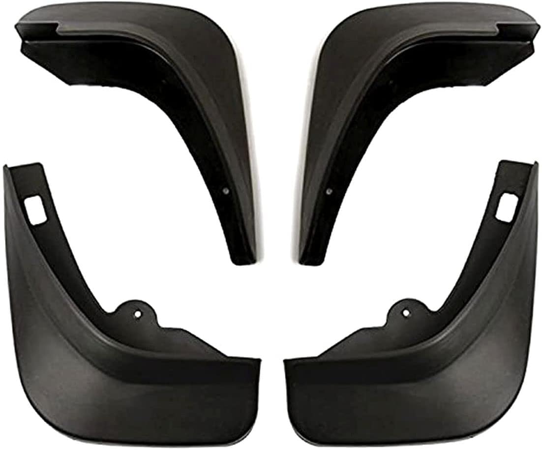 AUTOVEA Plastic Mud Flaps (Set of 4) for Renault Duster (Type-2) 2016-2019