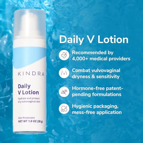 Kindra Daily V Lotion and V Lube Silicone Bundle | OBGYN-Recommended Vaginal Moisturizer & Silicone Lubricant for Dryness and Discomfort, Long-Lasting, Promotes Vaginal Health image 4