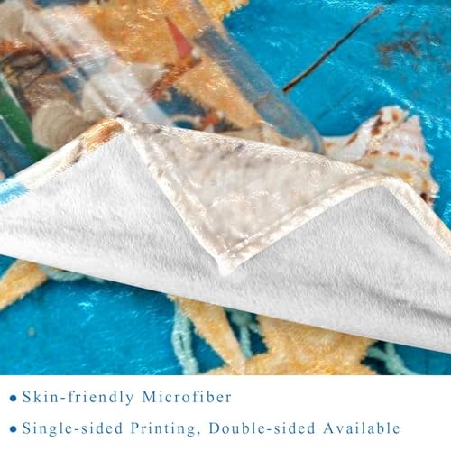 Couverture douce en microfibre légère, plaid de lit chaud et résistant au sable