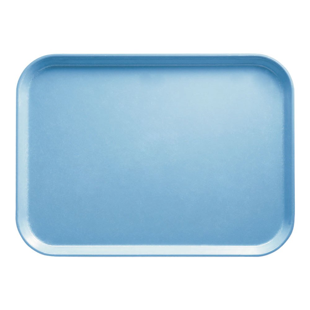Camtray 14" X 18" Rectangular Tray by Cambro – 18" x 14" x 0.5", Fiberglass, Blue, Model 1418518