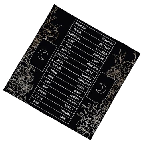 プレミアムベルベットタロットテーブルクロスマルチサイズ神秘的なフェード抵抗性洗濯洗濯可能なボードゲームアクセサリーソフトベルベット占いテーブルクロス