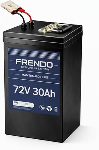 FRENDO 72V 30Ah EV Battery Charger for Electric Scooters, E-Bikes &amp; E-Rickshaws | Fast Smart Charger with Auto Cut-Off, LE...