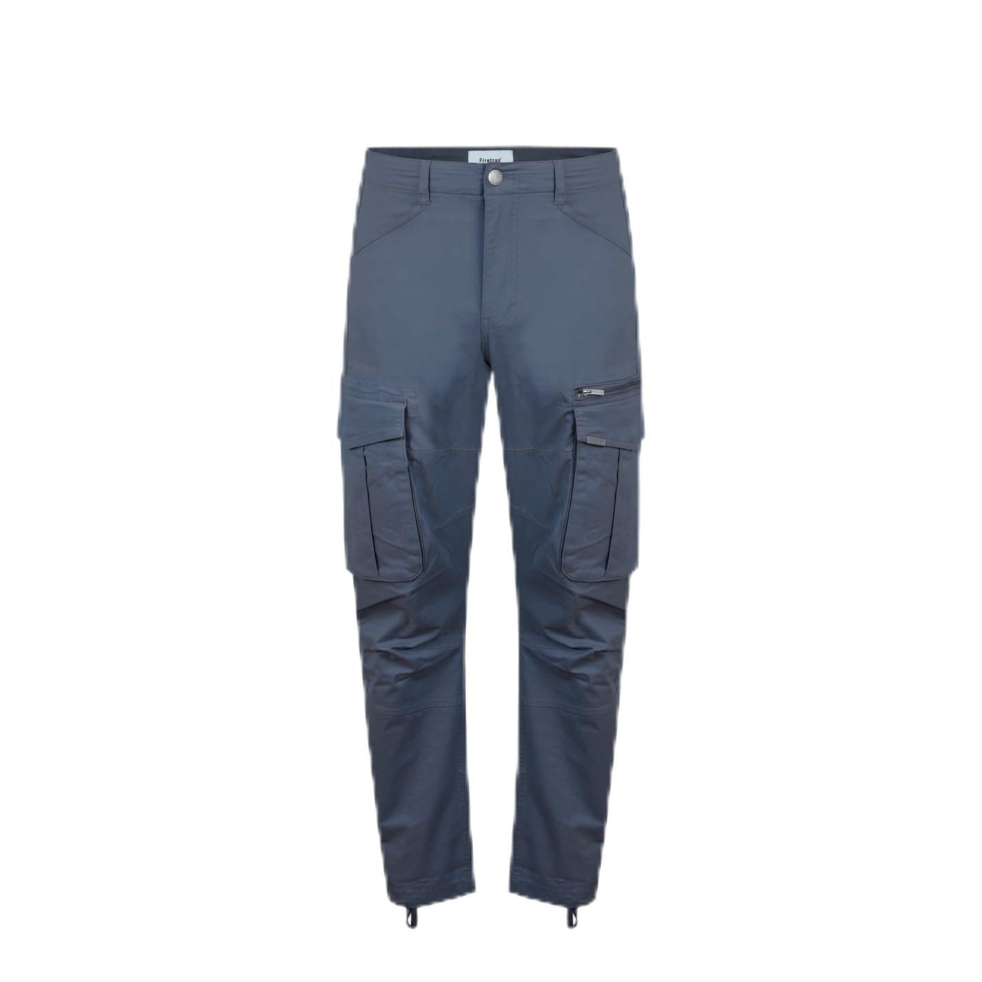 Firetrap Mens Cargo Trouser Cotton Carbon Grey 30W / 32L