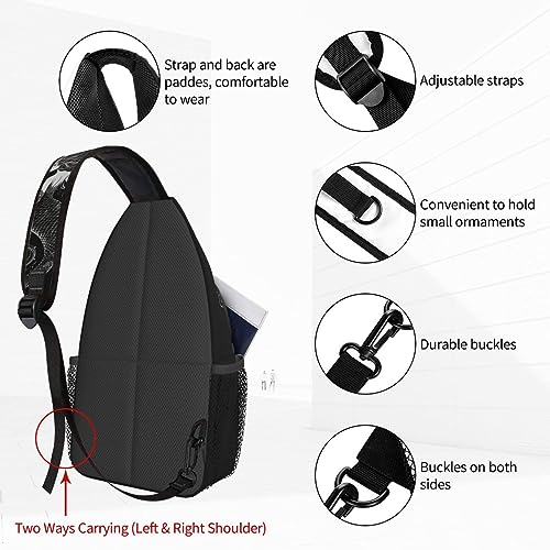 Mochila deportiva negra ligera con diseño sirena miniatura 5