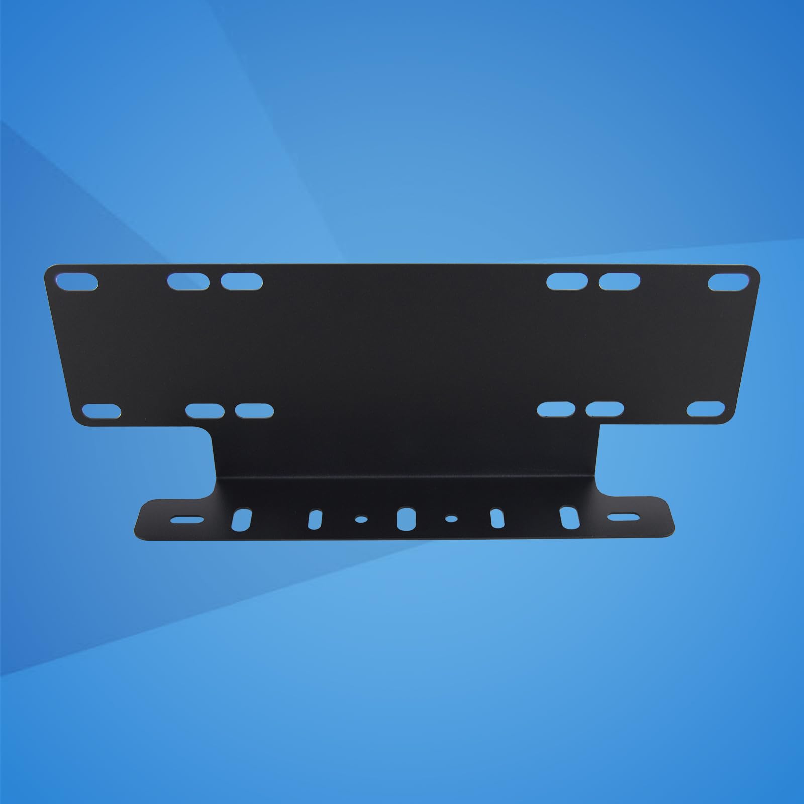 Barre de Protection Universelle de 15 Pouces Noir, Support de Barre Lumineuse et de Plaque d'Immatriculation pour Pare-Chocs Avant, Support pour Conduite Tout-Terrain, Feux de Travail