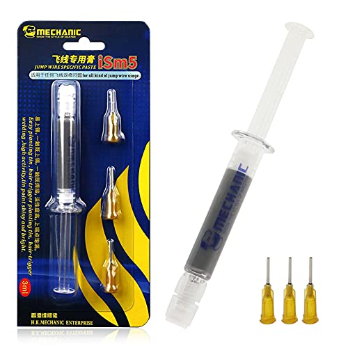 Image of Mechanic ISM5 Fly Jump Wire Soldering Flux Paste Low Temperature 220-230 Tin Solder Paste for Fingerprint Flying line Solder Paste