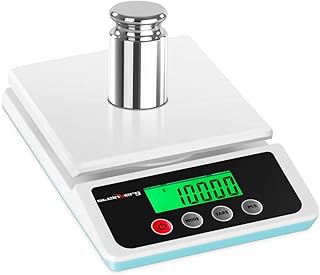 Steinberg Bilancia di Precisione Bilancia Elettronica SBS-LW-1000 (10 kg / 1 g, Schermo LCD)