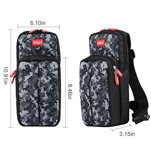 image for SUNJOYCO Portable Travel Carrying Bag Compatible with Nintendo Switch,