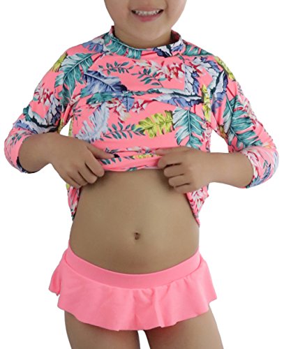 Image of ToBeInStyle Toddler to Big Girls Swimsuit Assorted Variety Rashguard Sets Summer Swimsuits