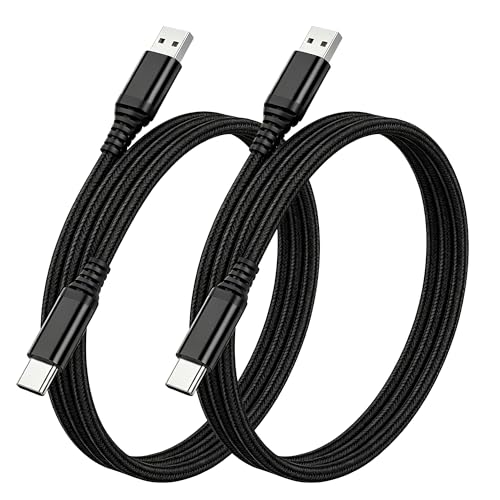 USB Type C ケーブル 1m 2本セット LpoieJun【高速データ転送(480Mbps) / 60W 急速充電】 USB-A to C 高耐久ナイロン編み スマートフォン/タブレット/ゲーム機のタイプｃ機種に対応 断線防止【映像出力不可】